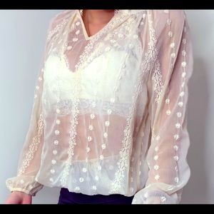Studio West Apparel: sheer blouse